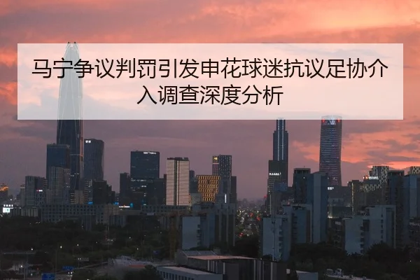 马宁争议判罚引发申花球迷抗议足协介入调查深度分析